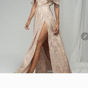 The Jetset Diaries Ivory Paisley Maxi Dress